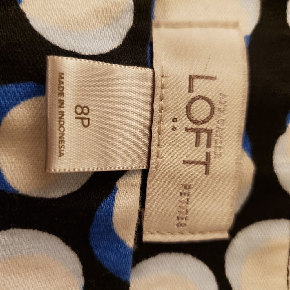 Loft Dot Pattern Fully Lined Skirt - image 4